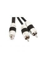 Stinger SI82YM 8000-Series (2) Male to (1) Female Y-Adapter Car Stereo RCA Interconnect Cable