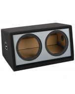Discontinued - ATREND-BBOX ZX10D 10" Dual Vented Carbon Fiber Subwoofer Enclosure
