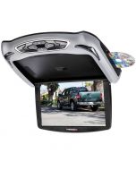 Quality Mobile Video QMV-RFIC13D 13 inch Overhead DVD Player - Grey trim installed with DVD