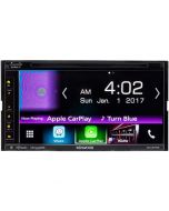 Kenwood DNX575S Double DIN 6.8" In-Dash DVD/CD/AM/FM Receiver with GPS, Bluetooth, Built-in HD Radio, Apple CarPlay and Android Auto