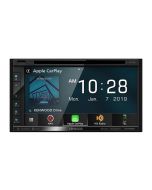 Kenwood DNX696S Double DIN 6.8" In-Dash DVD/CD/AM/FM Receiver with GPS, Bluetooth, Built-in HD Radio, Apple CarPlay and Android Auto