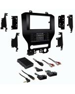 Metra 99-5840CH Single or Double DIN Dash Kit for 2015 - and Up Ford Mustang