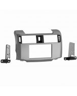 Metra 99-8271S Single or Double DIN Dash Kit for 2010 - and Up Toyota 4-Runner vehicles - Silver