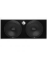 Rockford Fosgate R1-2X12 Dual Prime R1 12" 400 Watt Loaded Subwoofer Enclosure for Car