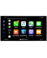 Soundstream VRCP65 Double DIN DVD Receiver with 6.2" Touchscreen Display and Apple Carplay - Main