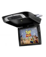 DISCONTINUED - Tview T1591DVFDBK 15" Overhead Flip Down Monitor with Built In DVD Player - Black