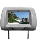 Tview T726PL-GR 7" Replacement Headrest with 2-Video Inputs