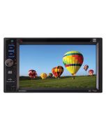 Dual XDVD3201 6.2" Double-Din AM/FM/DVD Receiver With USB/SD Card, 3.5MM Input & Ipod Video Ready