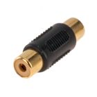 Accele 0015G Female to Female Gold RCA Barrel Connectors
