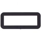 Metra 89-30-0750 Universal 3/4 Inch Border ABS Plastic DIN Trim Ring