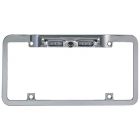 Boyo VTL200IRTJ Full-Frame License Plate Camera with Night & Trajectory Parking Lines (Chrome)