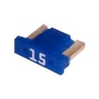 Accele 6715 15 Amp Low-Profile Mini Fuses - 10 pack