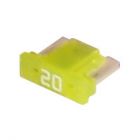 Accele 6720 20 Amp Low-Profile Mini Fuses - 10 pack