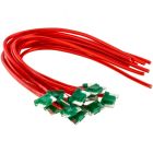 Accelevision 6730PT Pre-wired Standard 30 Amp Low-Profile Fuses for Tapping Circuits - 12-Pack