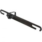 Accelevision TLP150L Black Metal Bar Behind Mount License Plate or Surface Mount Backup Camera