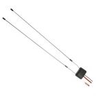 Accelevision TVAG35 Amplified Dual Dipole Car TV Antenna - 3.5mm connector