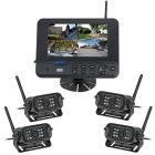 Boyo VTC700RQ-4 Quad Camera Digital Wireless Backup Camera System with DVR