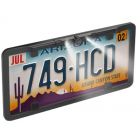 Boyo VTL375HDL Slim Full Framed License Plate High Definition Car Camera With LED Lights - Black