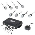 Boyo VTSR200 Font and Rear Parking Sensor System - Silver