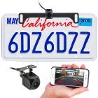 Boyo VTX400W WiFi Smartphone Backup Camera with Surface or License plate mount
