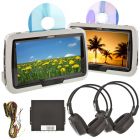 Autopro ATP90M 9 inch Universal attachable DVD headrest Monitor system - Complete package