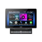 Jensen CAR8000 10" Double DIN DVD/CD Receiver with Apple CarPlay, Android Auto and Over-sized Capacitive Display