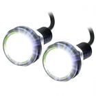 Heise HE-BALW 12 Volt Black Flush Mount 3 Watt LED Light - White