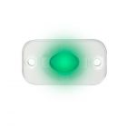 Heise HE-ML1G 12 Volt Marine Flush Mount (3) x 3 Watt LED Light - Green