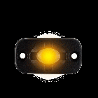 Heise HE-TL1A 12 Volt Marine Flush Mount (3) x 3 Watt LED Light - Amber