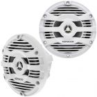 Kenwood KFC-1653MRW Marine 6.5" 2-Way Coaxial Speakers - White