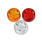 Safesight LD2001AC 2 inch Marker 3 Square Amber LED Diodes Clearance and Side Light for RV, Bus or Truck - 70DV12AC