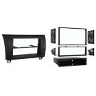 Metra 99-8220CHG Single or Double DIN Car Stereo Dash Kit for 2007 - 2013 Toyota Tundra and 2008 and Up Toyota Sequoia - High Gloss Charcoal