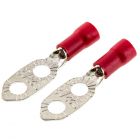 Metra IBE2218 18/22 Gauge Crimp Nickel Plated Grounding Terminals - 100 pieces