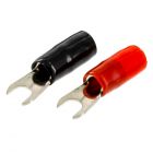 Metra US810-1 8 gauge #10 Crimp Nickel Plated Spade Terminals - 1 piece