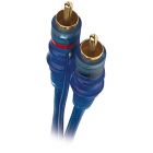 Metra Raptor NBRCA Neon Blue Series RCA Audio Cable