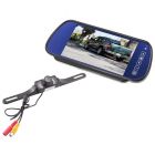 Safesight TOP-M7004 and SC0301 7 Inch Widescreen TFT LCD Rear View Mirror Monitor with Night Vision Back Up Camera and Anti Glare