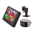 RV Back Up System Combo Kit - Audiovox AOS701 (Voyager AOM713 Rear View 7 inch Monitor, Voyager VCCS150 CCD Camera and PanaVise 727-04 Pedestal Mount)