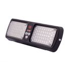 Safesight UF0050 High Power Amber LED Visor Strobe with 16 Adjustable Flash Patterns for RV, Bus or Truck