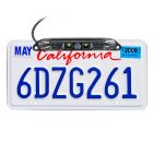 Boyo VTL420CL Black Zinc Metal Bartype License Plate Camera with Built-In 3 Watt LED Lights