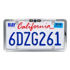 Boyo VTL275HDL Slim Full Framed License Plate High Definition Car Camera With LED Lights - Chrome