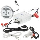 Pyle PLMRMBT5S Hydra Series 2-Channel 600-Watt Water-Resistant Marine Class AB Amp with Bluetooth