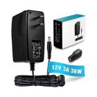 Quality Mobile Video LCDT3A 3 amp 36 watt continuous output AC Adapter