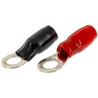 T-Spec V8-RTN10-20 V8 Series 4 Gauge 0.38 inch Crimp Nickel Plated Ring Terminals - 20 Pack