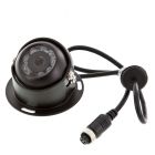 Safesight TOP-4P4206DRB Black Heavy Duty Commercial RV Back Up Round Saucer Camera