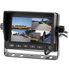 SafeSight TOP-5001Q 5" LCD Quad Monitor with Mounting Stand - 4 Video inputs