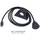 Quality Mobile Video USBRCS Flush Single USBC Jack Panel