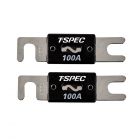 T-Spec V8-ANL100 V8 Series 100 Ampere Nickel Plated ANL Fuses - 2 Pack