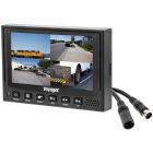 Voyager VOM74WP 7'' Quad Screen LCD Video Monitor - (4) Video inputs