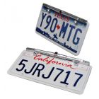 Boyo VTL405 Ultra-Slim Metal Bar Type License Plate Camera Chrome Zinc