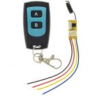 Quality Mobile Video WL-1CH-02 AC 220V 1CH 10A Wireless Remote Control Light Switch Relay Output Radio Receiver Module + 50-500M Transmitter